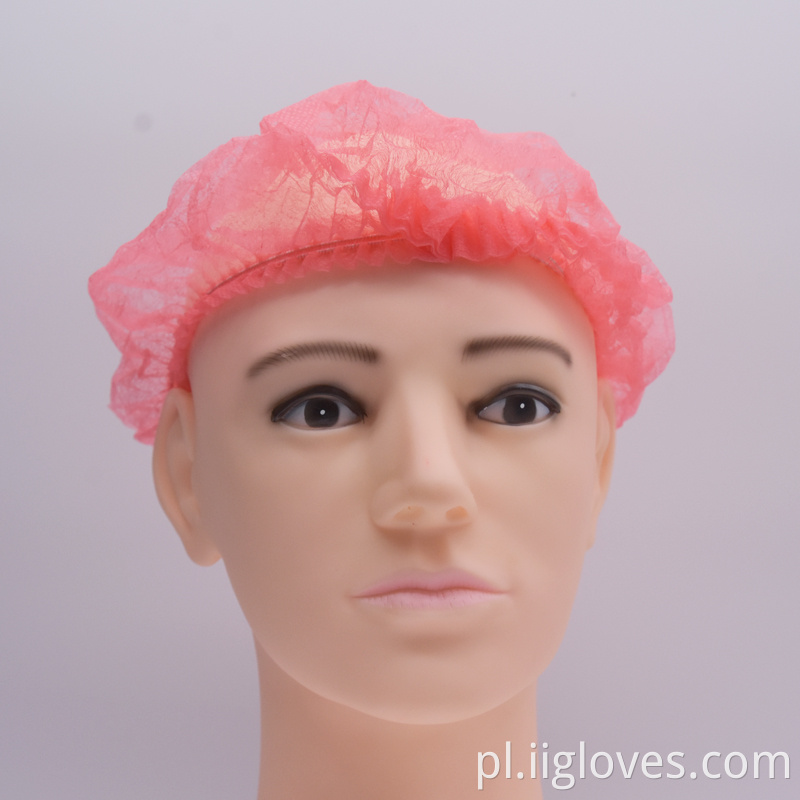 Nie spleciona czapka bouffant cap bouffant bez tkanej elastycznej czapki